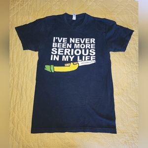 Sick Animation t-shirt tee shirt I've never been more serious in my life S